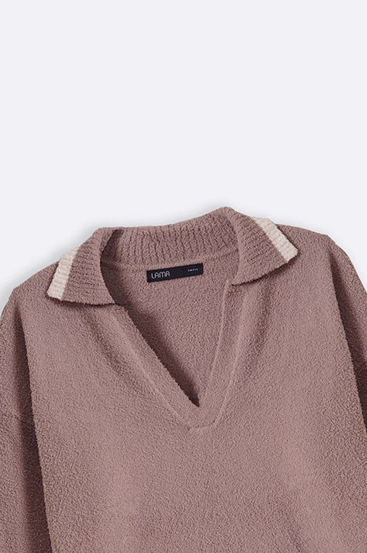 CAMEL MINKY LOUNGE JUMPER