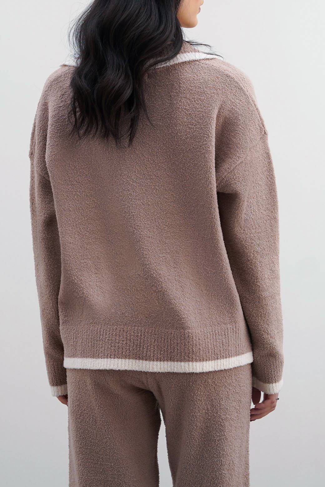 CAMEL MINKY LOUNGE JUMPER