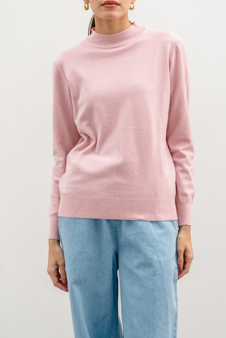 PINK SOFT KNITTED SWEATER