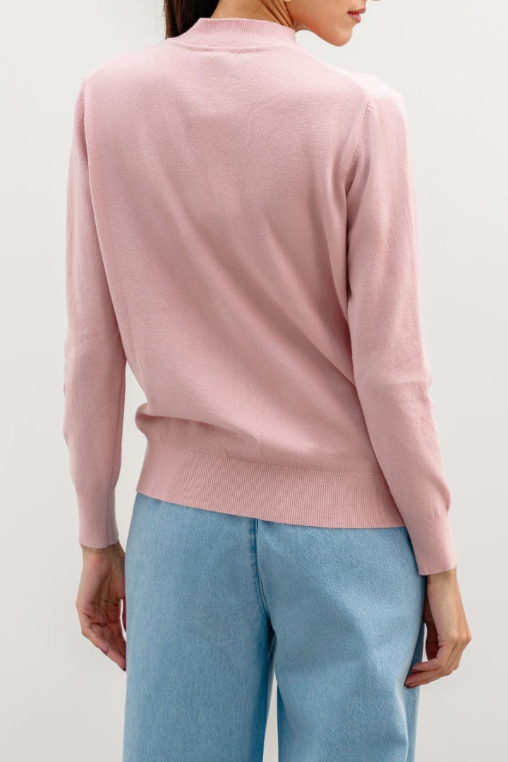 PINK SOFT KNITTED SWEATER