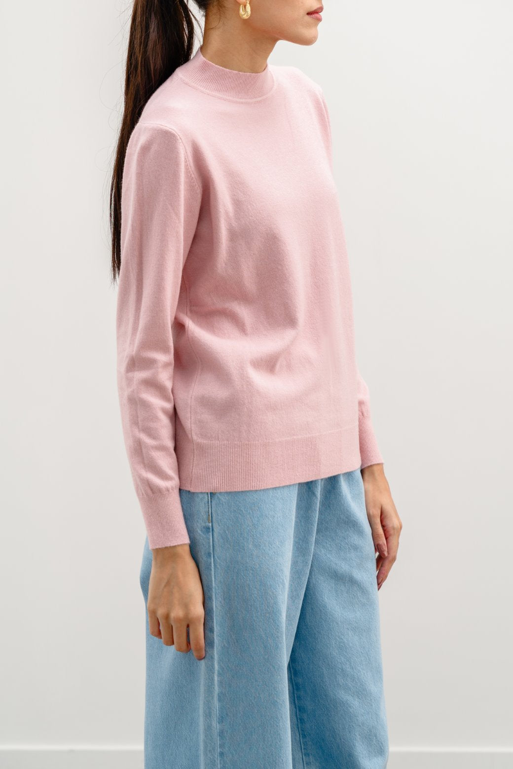 PINK SOFT KNITTED SWEATER