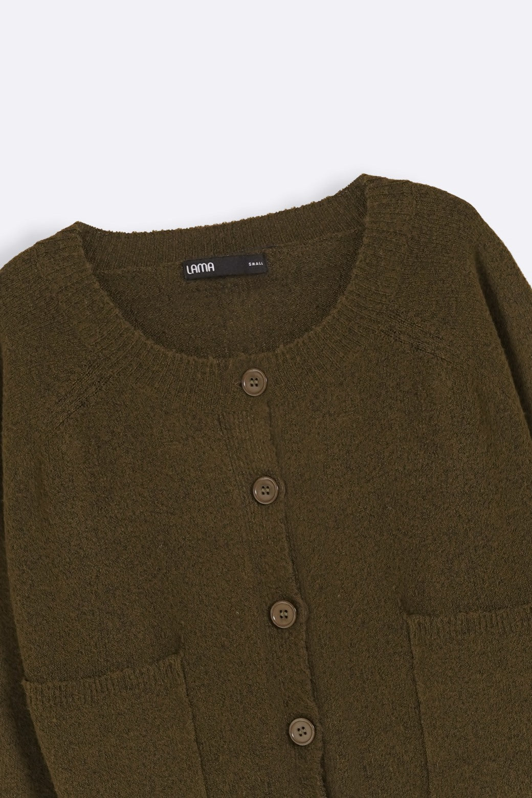 GREEN SOFT KNIT CARDIGAN