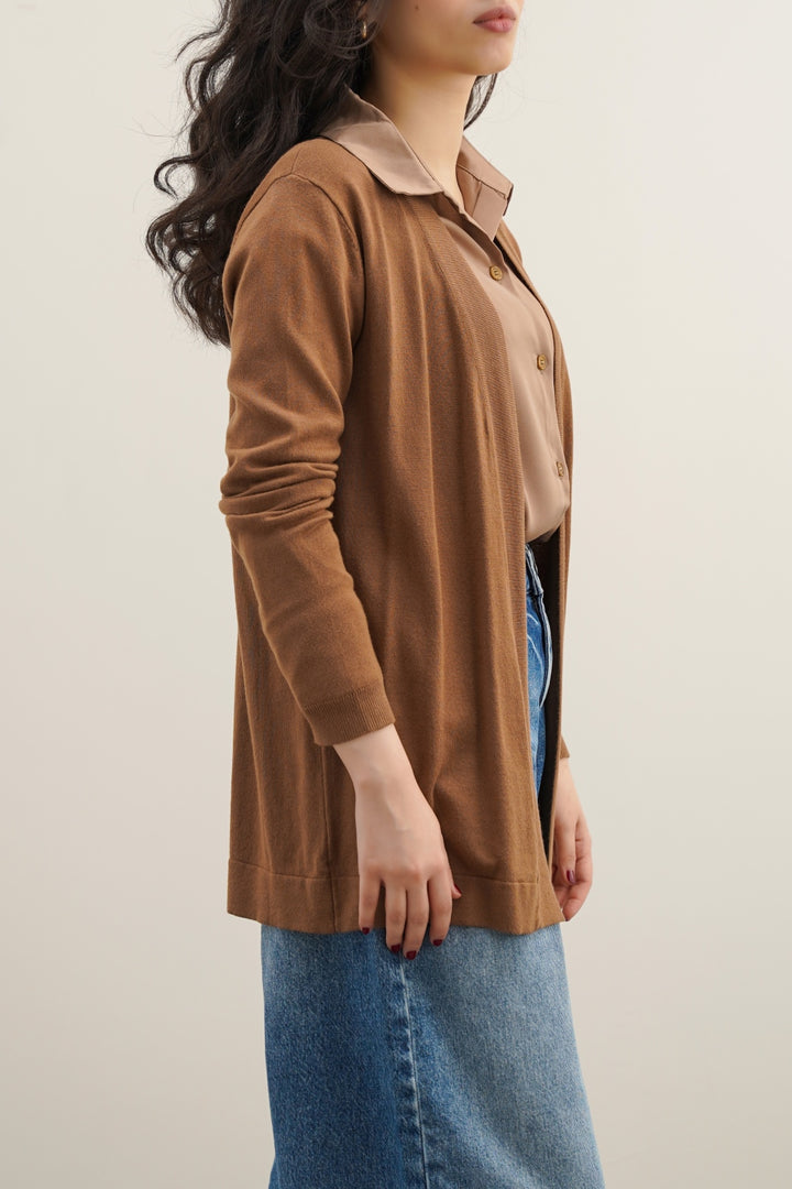 CAMEL LIGHTWEIGHT DAILY CARDIGAN