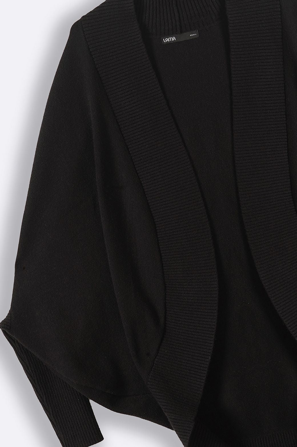 BLACK LUXE SHRUG CARDIGAN