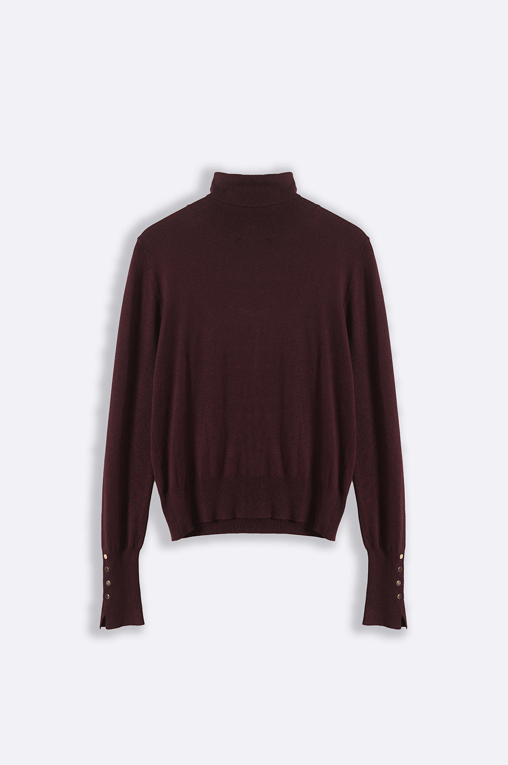 WINE CLASSIC ROLLNECK SWEATER