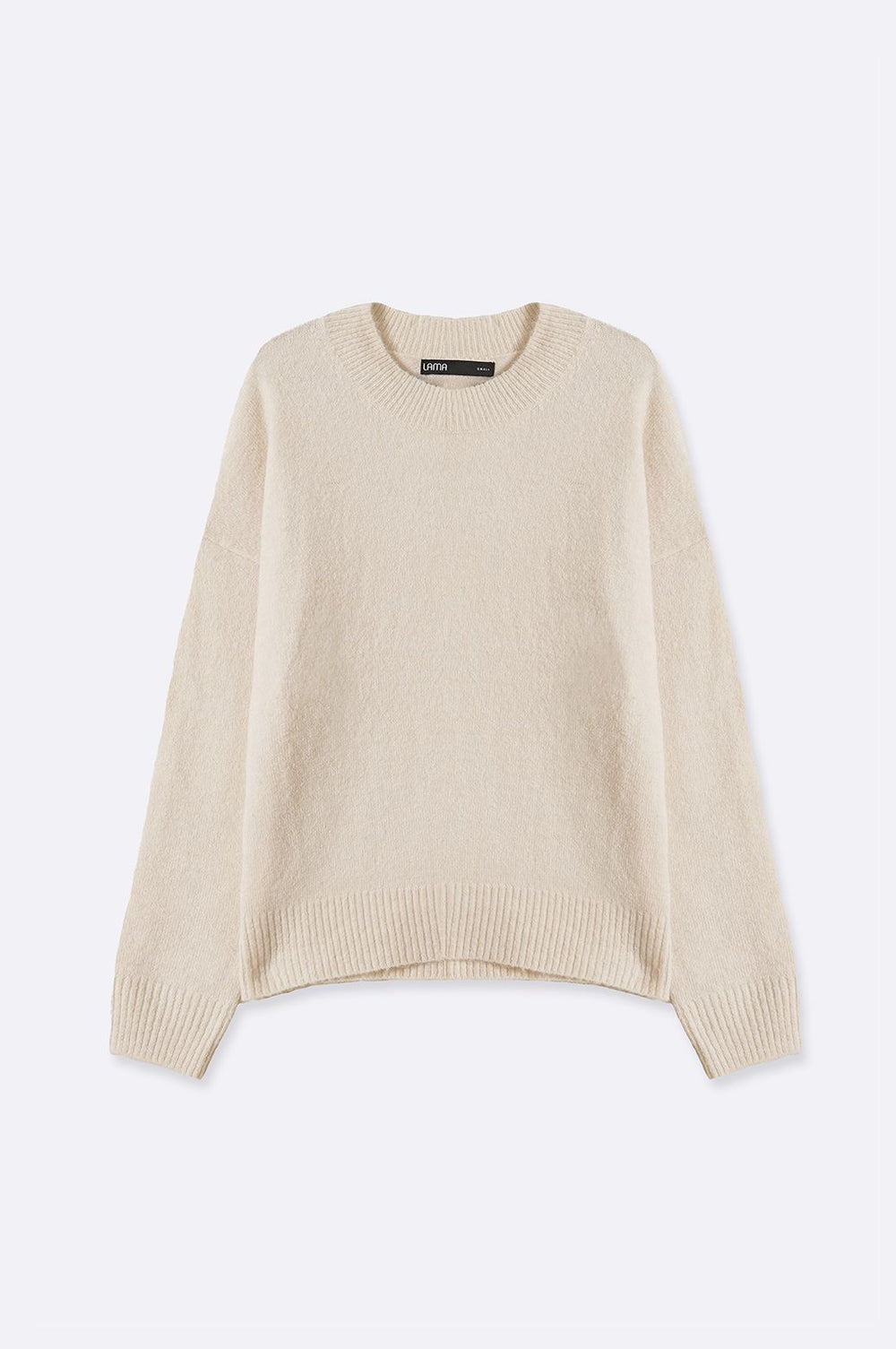 BEIGE SOFT KNIT SWEATER