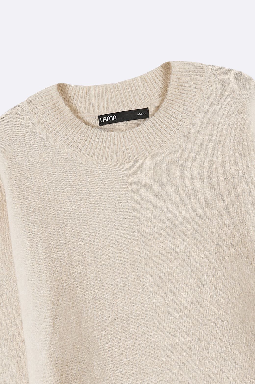 BEIGE SOFT KNIT SWEATER