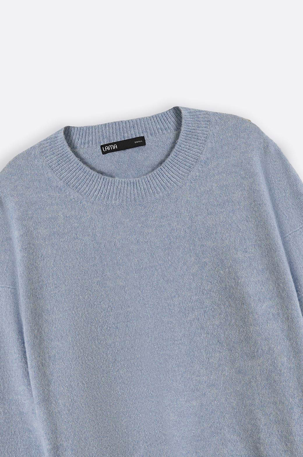 SKY BLUE SOFT KNIT SWEATER