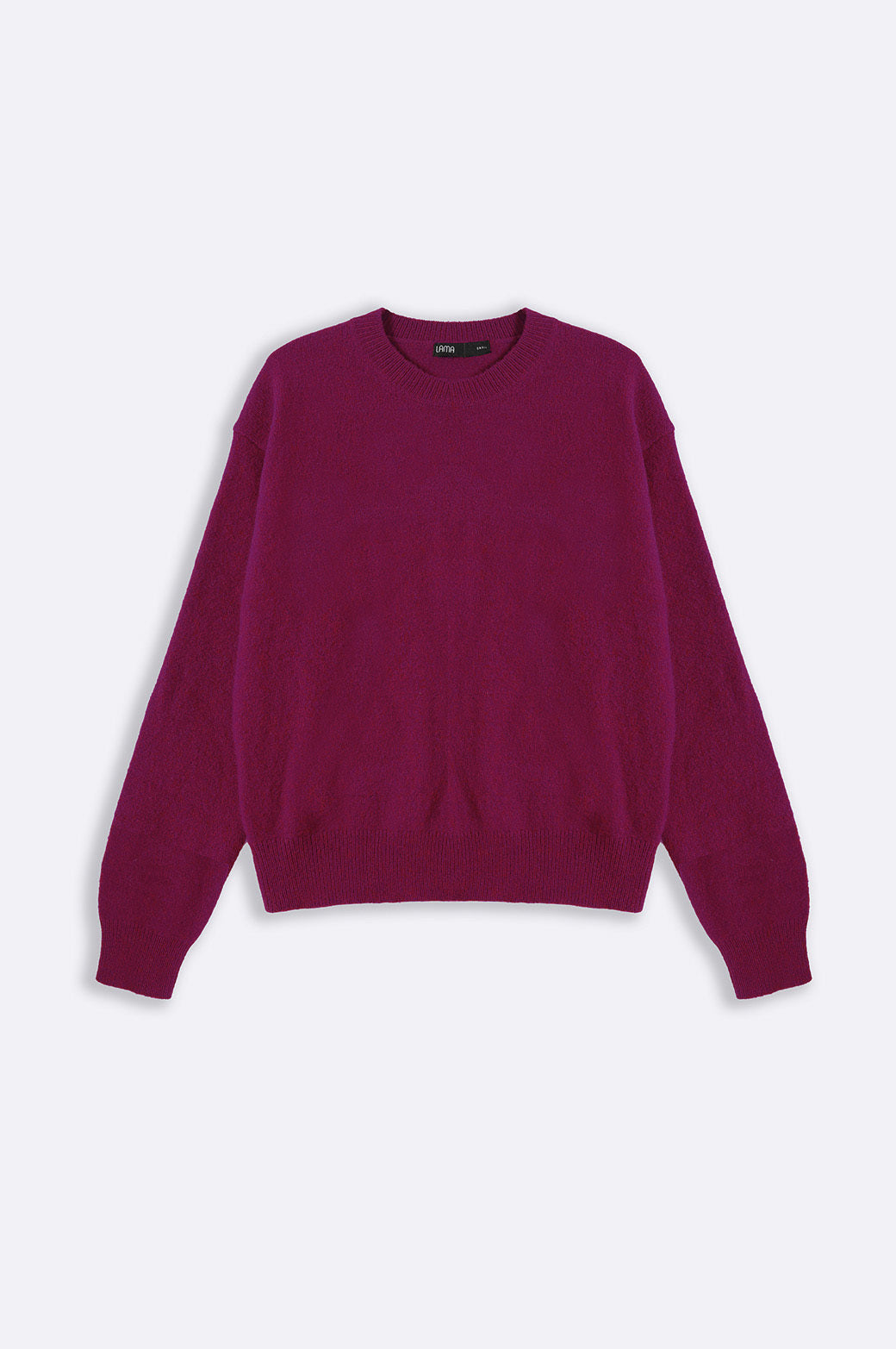 BURGUNDY PURE WOOL JUMPER