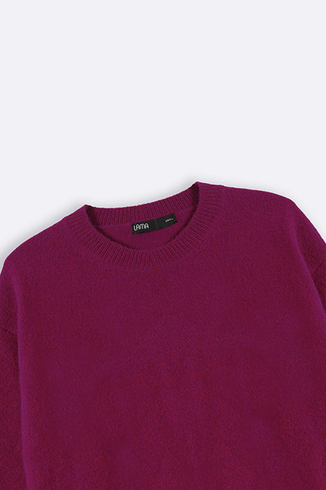 BURGUNDY PURE WOOL JUMPER