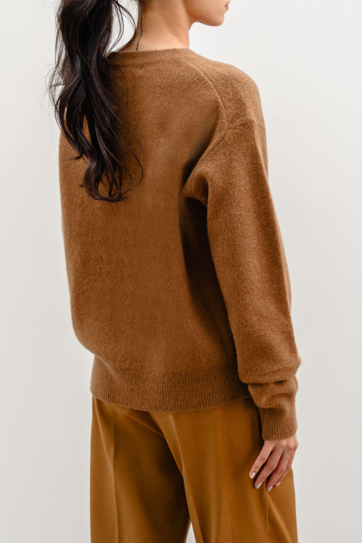 CAMEL PURE WOOL JUMPER