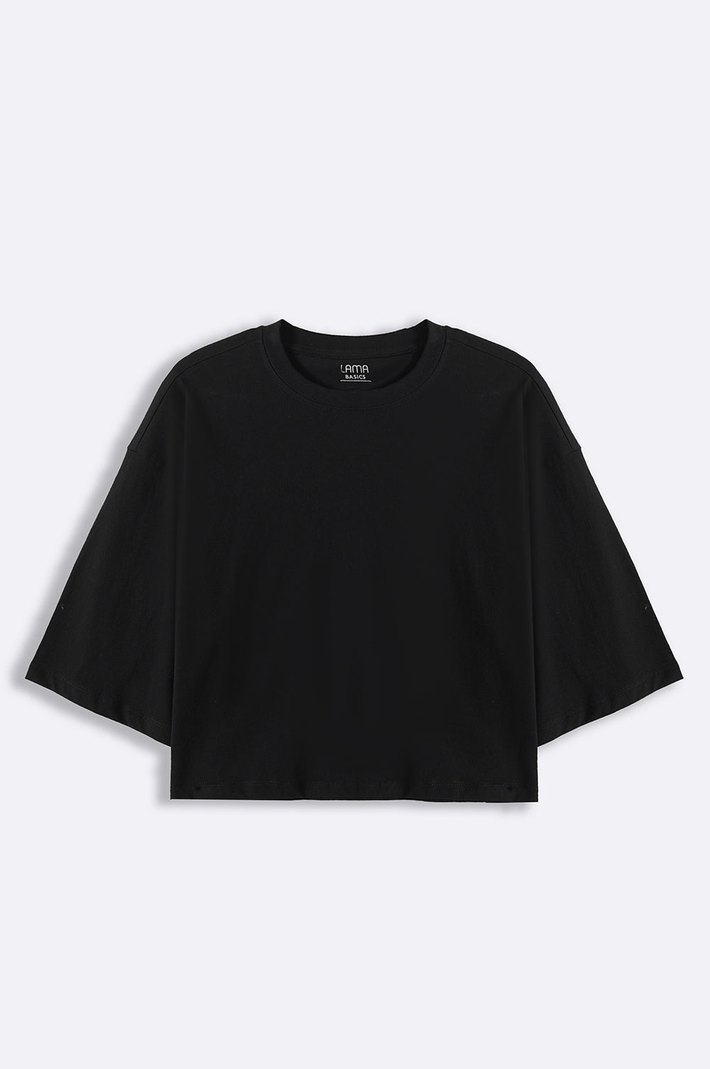 BLACK ROUND NECK TOP