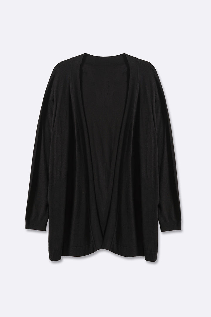 BLACK CURVE LIGHTWEIGHT CARDIGAN