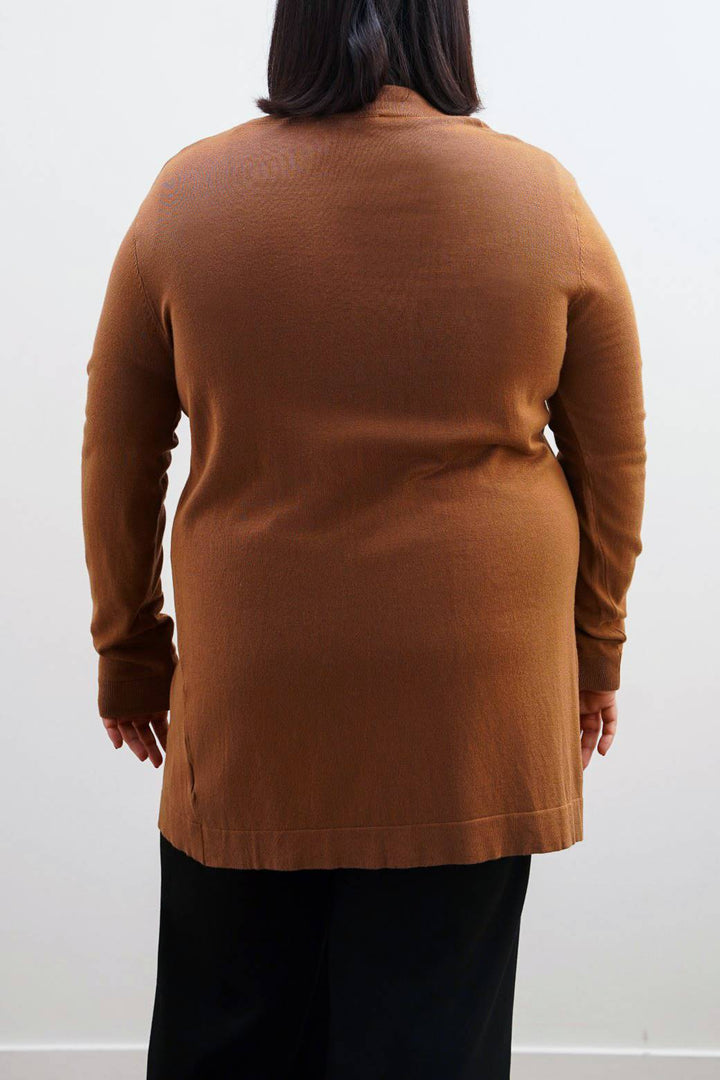 CAMEL CURVE LIGHTWEIGHT CARDIGAN