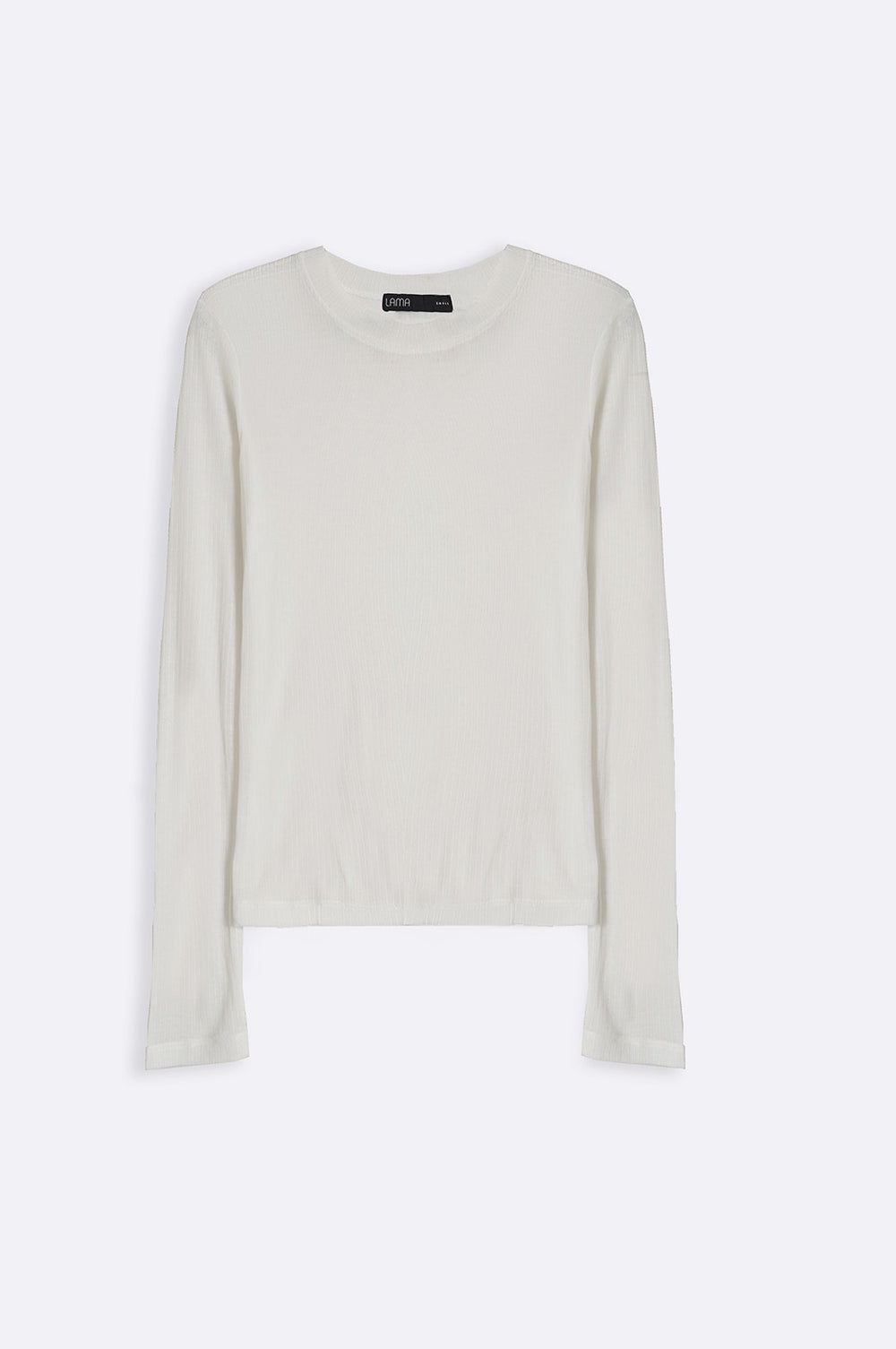 WHITE CREW NECK TOP