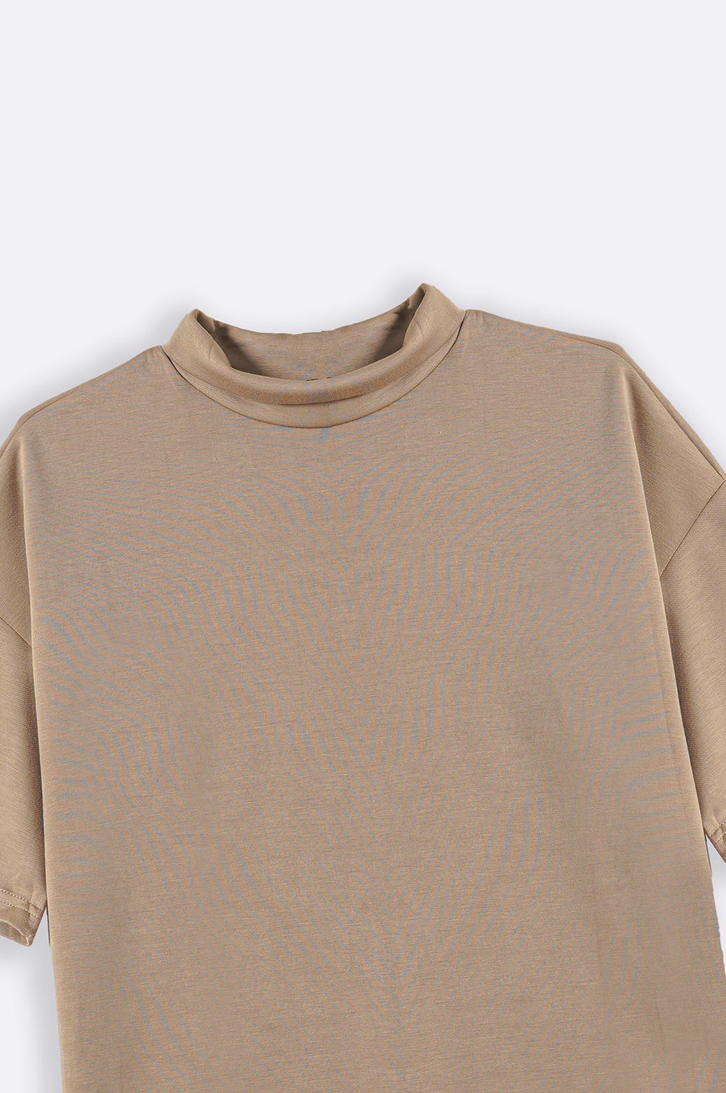 BEIGE NEOPRENE HIGH NECK