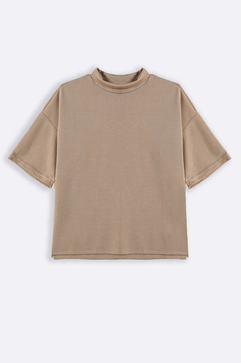 BEIGE NEOPRENE HIGH NECK