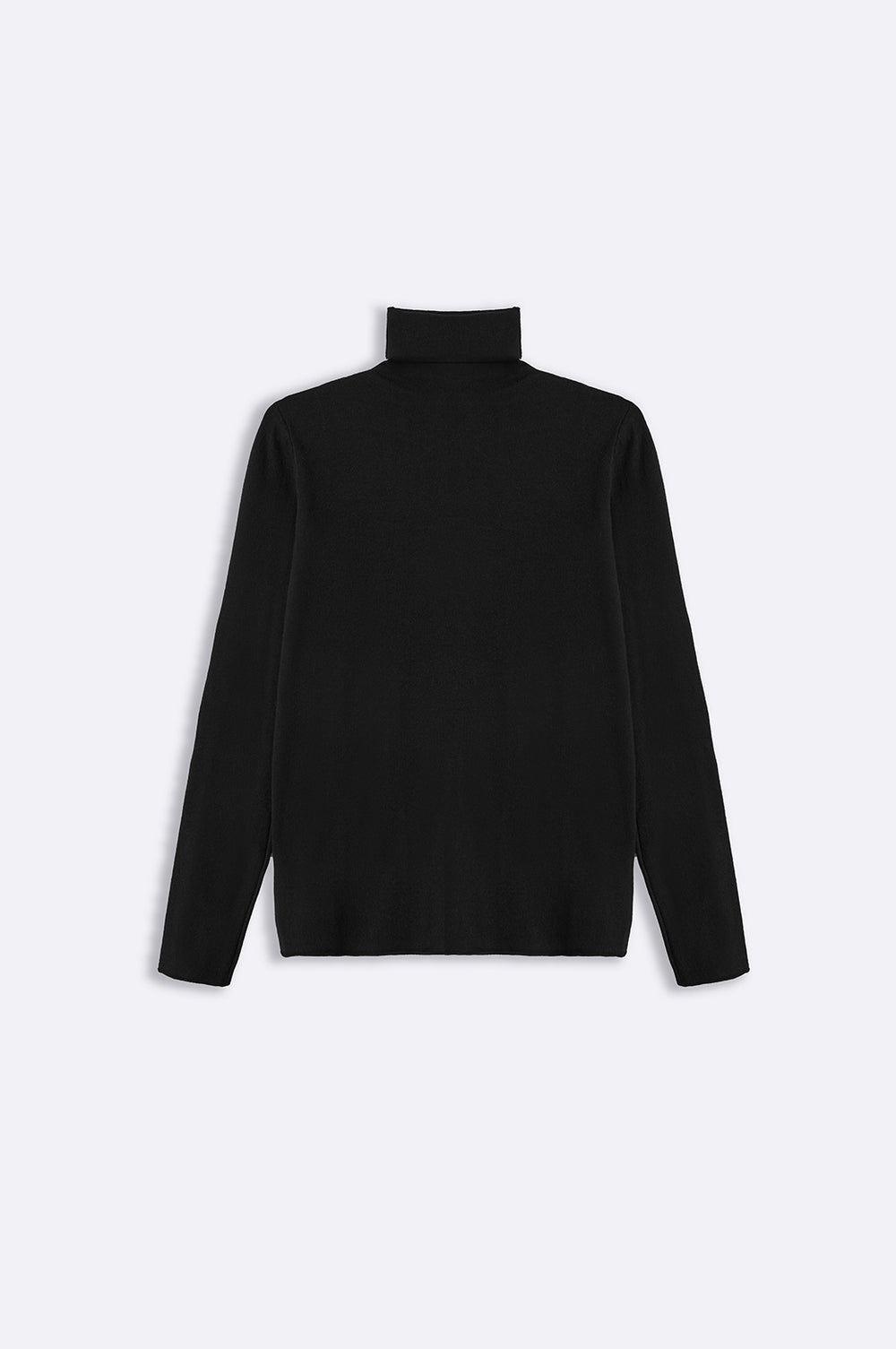 BLACK LIGHTWEIGHT SWEATER TOP