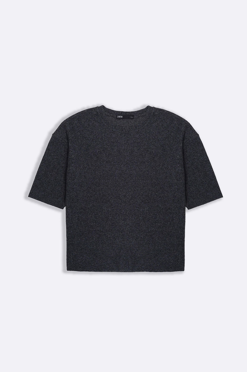 BLACK TEXTURED TEE