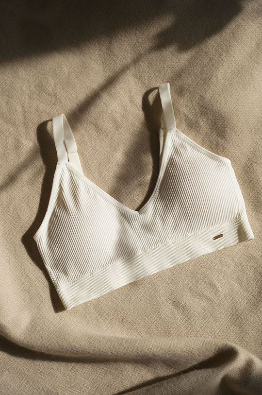 CREAM LIGHTLY PADDED BRALETTE