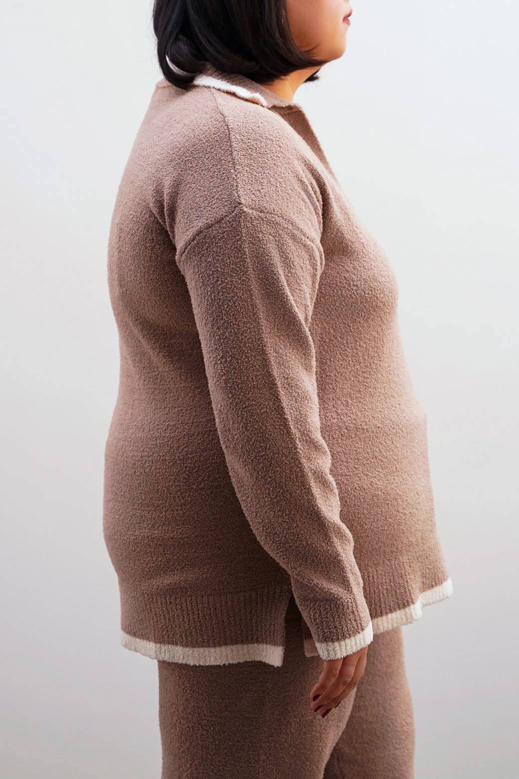 CAMEL CURVE MINKY LOUNGE JUMPER