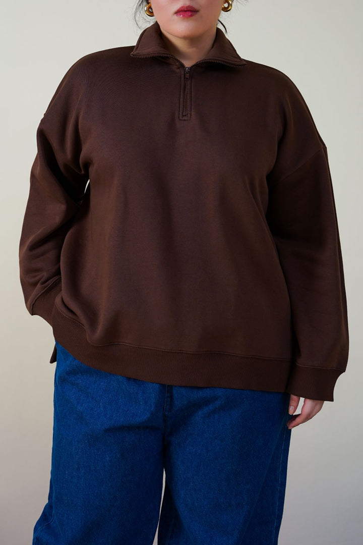 CURVE NEOPRENE SWEATERSHIRT