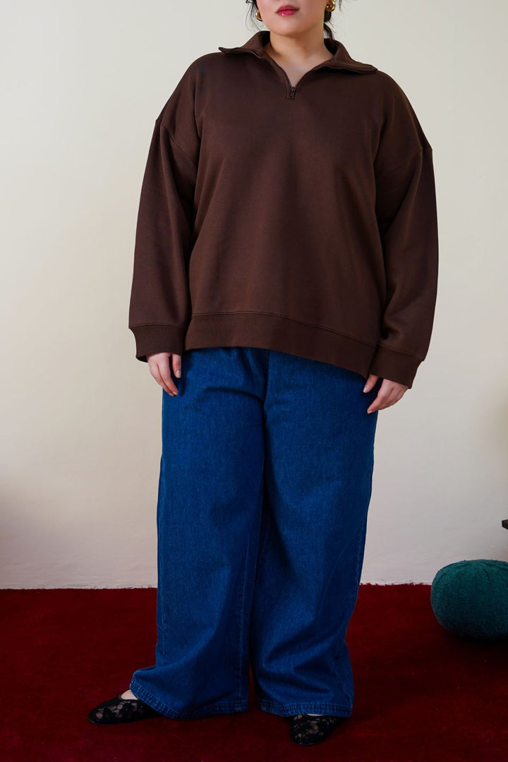 CURVE NEOPRENE SWEATERSHIRT