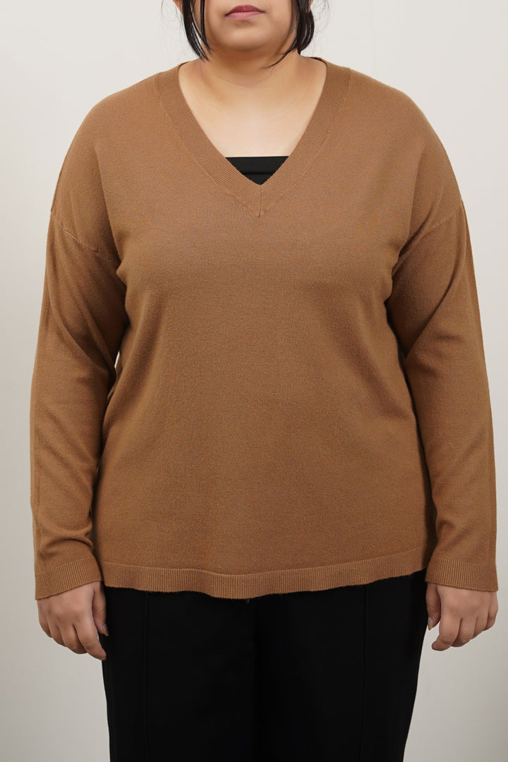 CURVE HOMEBODY V-NECK SWEATER