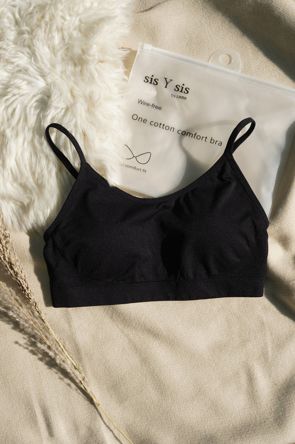 BLACK EVERYDAY PADDED BRALETTE