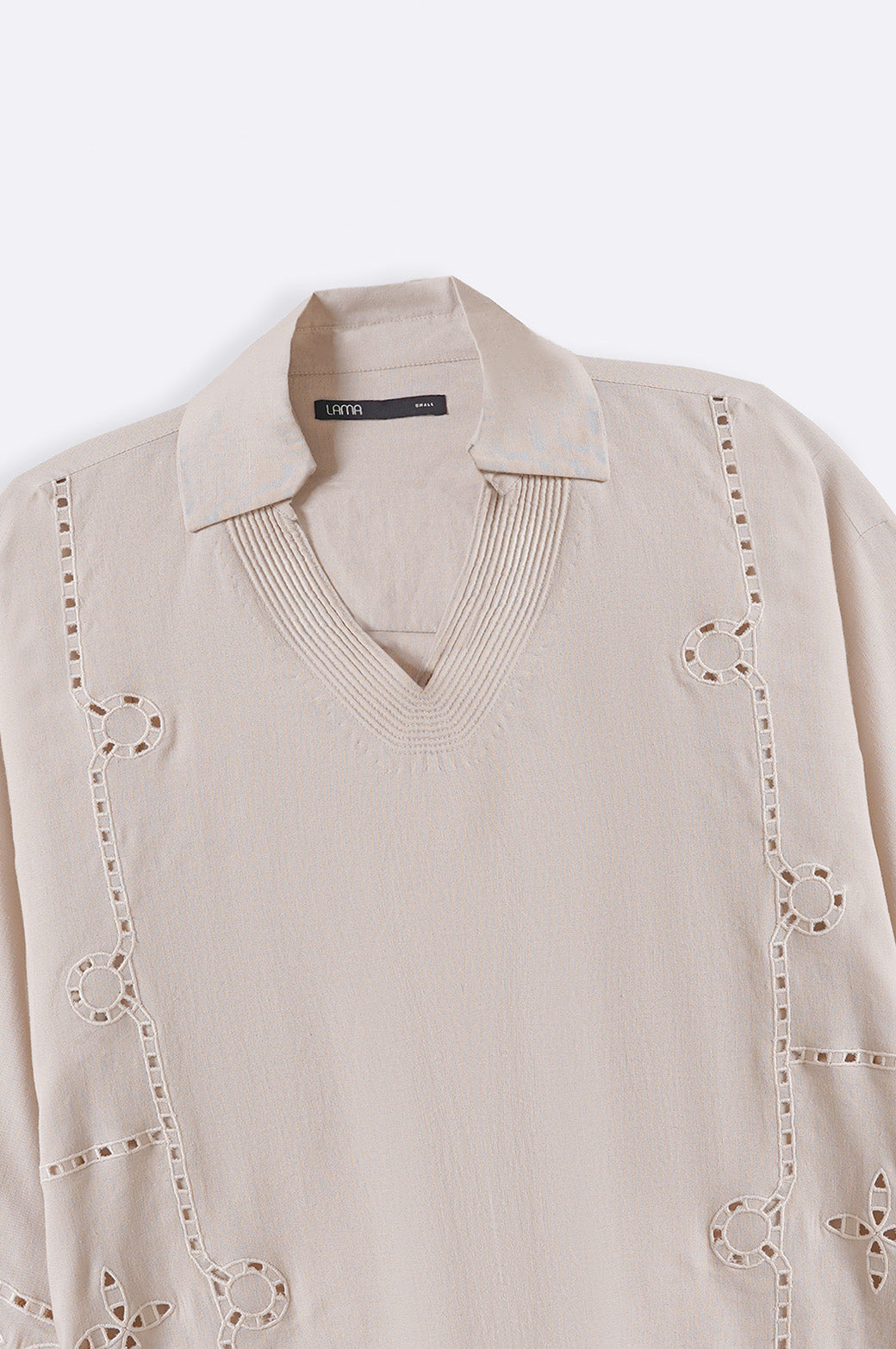 White & Gold Embroidered Tunic - TK Maxx UK