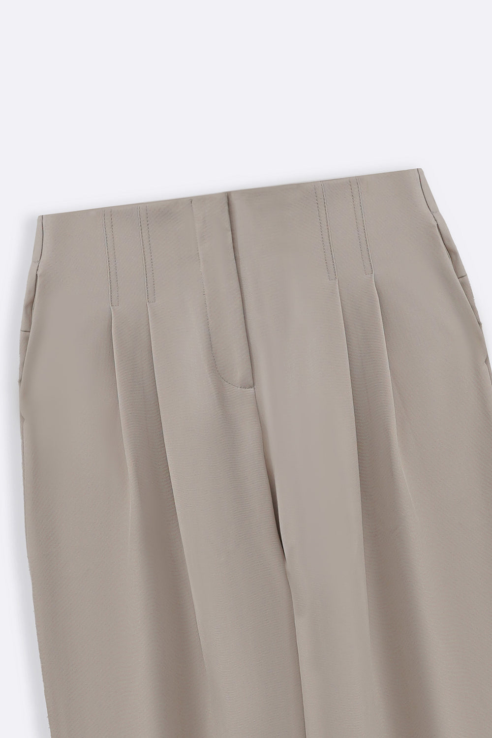 OFF WHITE WORKDAY PLEATED PANTS