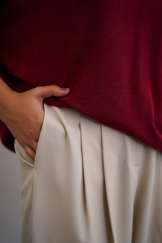 WORKDAY PLEATED PANTS