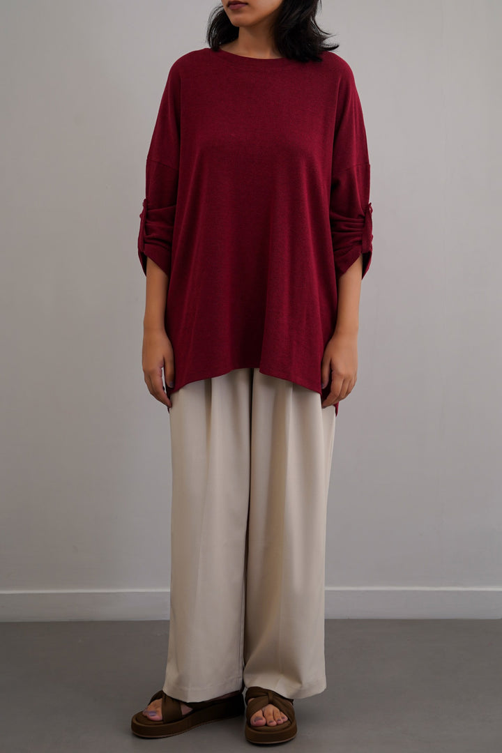 WORKDAY PLEATED PANTS