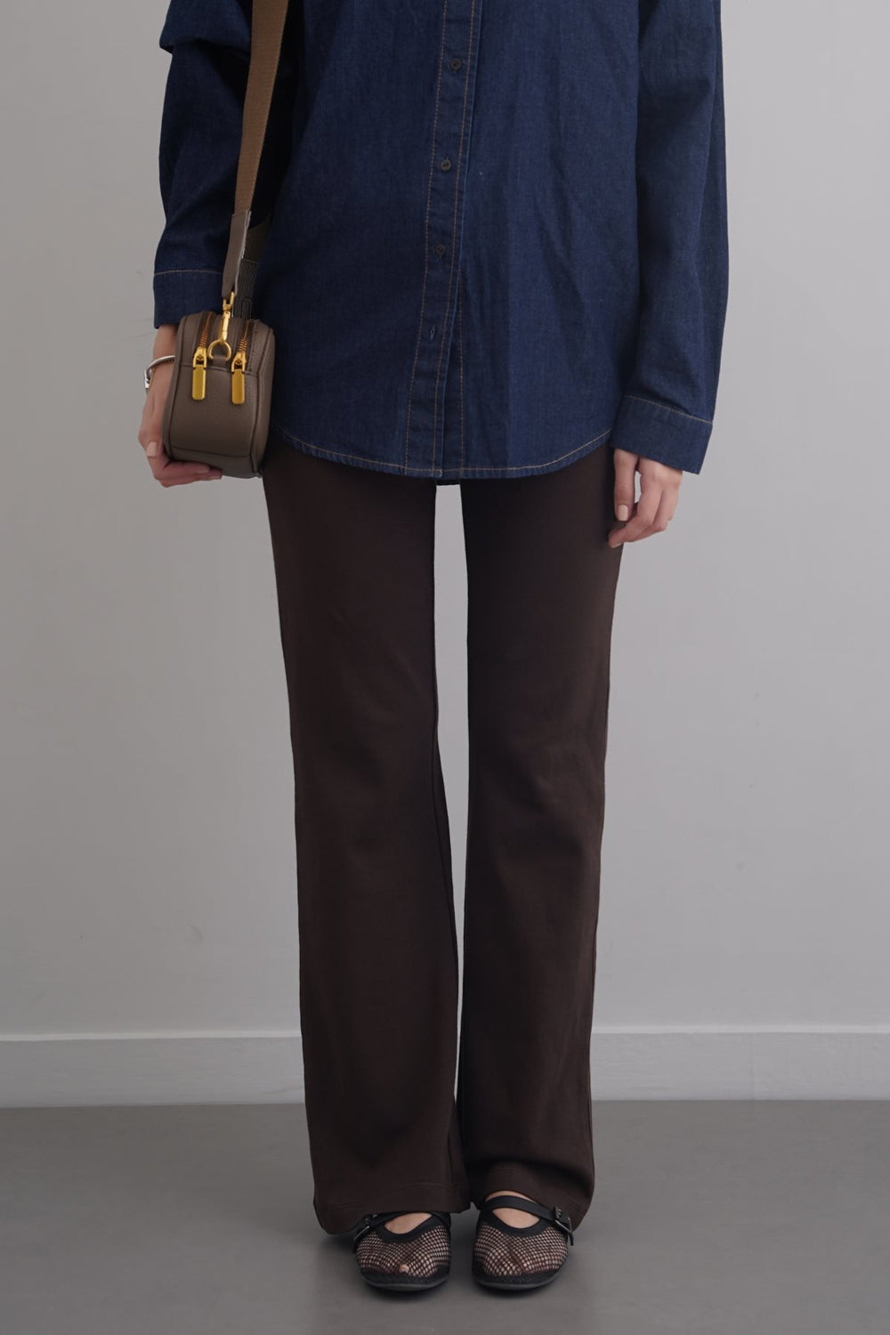 BROWN STUDIO YOGA PANTS