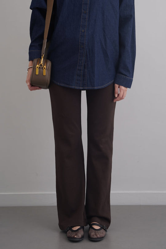 BROWN STUDIO YOGA PANTS