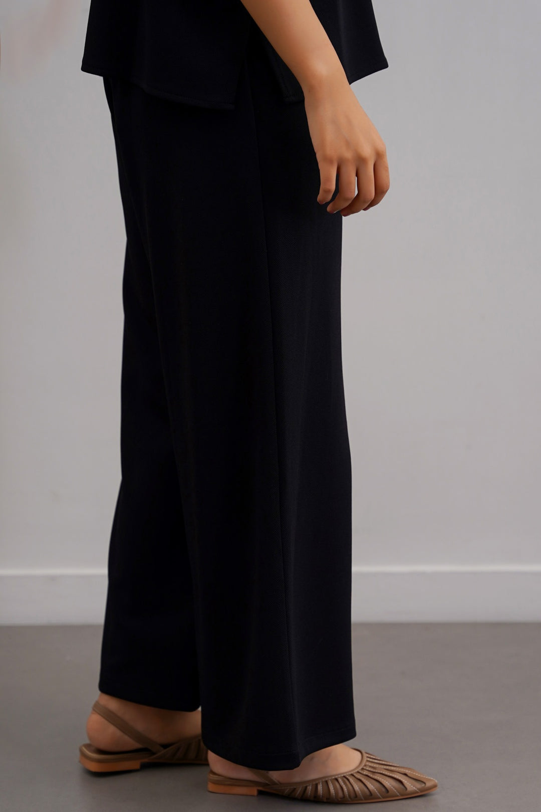 TWILL TEXTURED CULOTTES