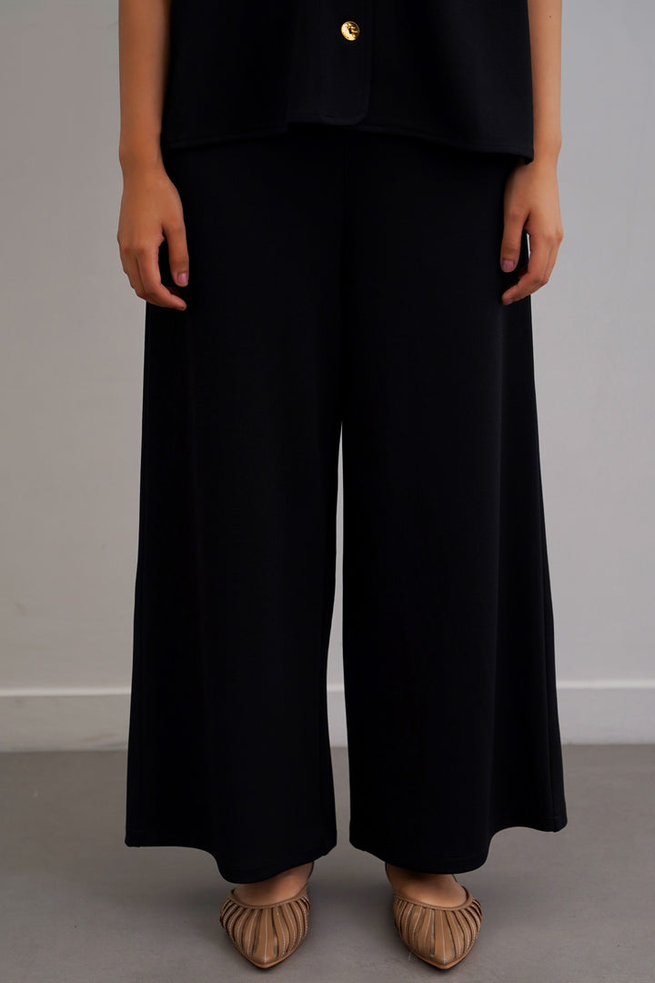 TWILL TEXTURED CULOTTES