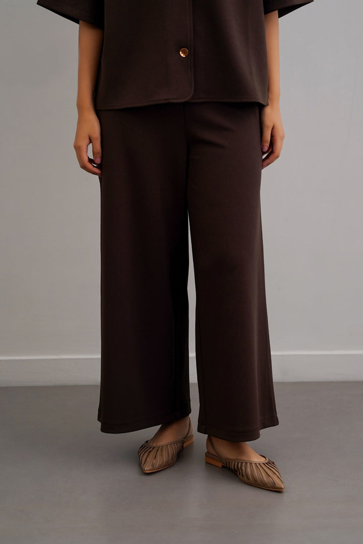 TWILL TEXTURED CULOTTES