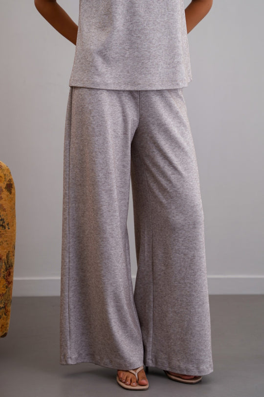 OAT WHITE CLOUD STRETCHY PANTS