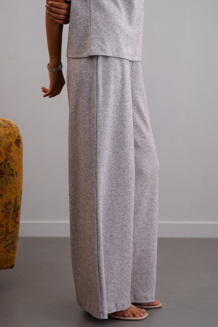 OAT WHITE CLOUD STRETCHY PANTS