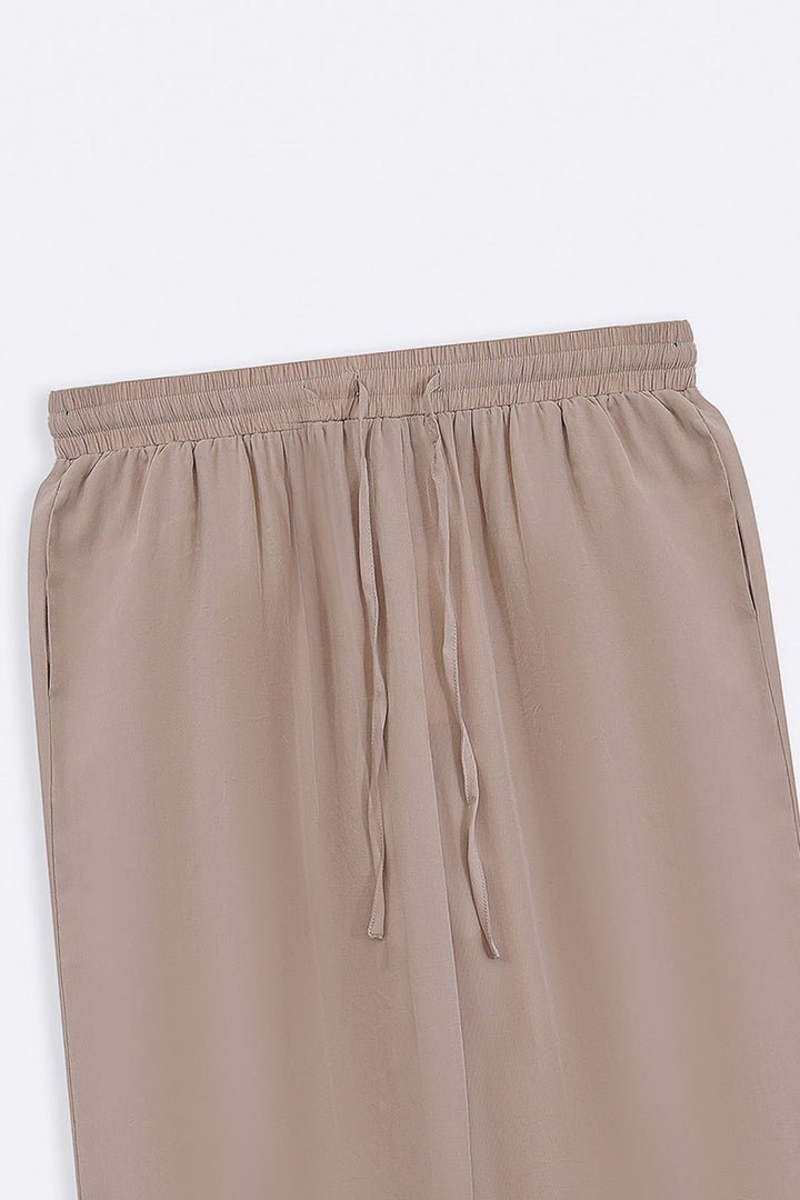 SLEEK SILK TROUSERS