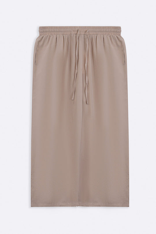 SLEEK SILK TROUSERS
