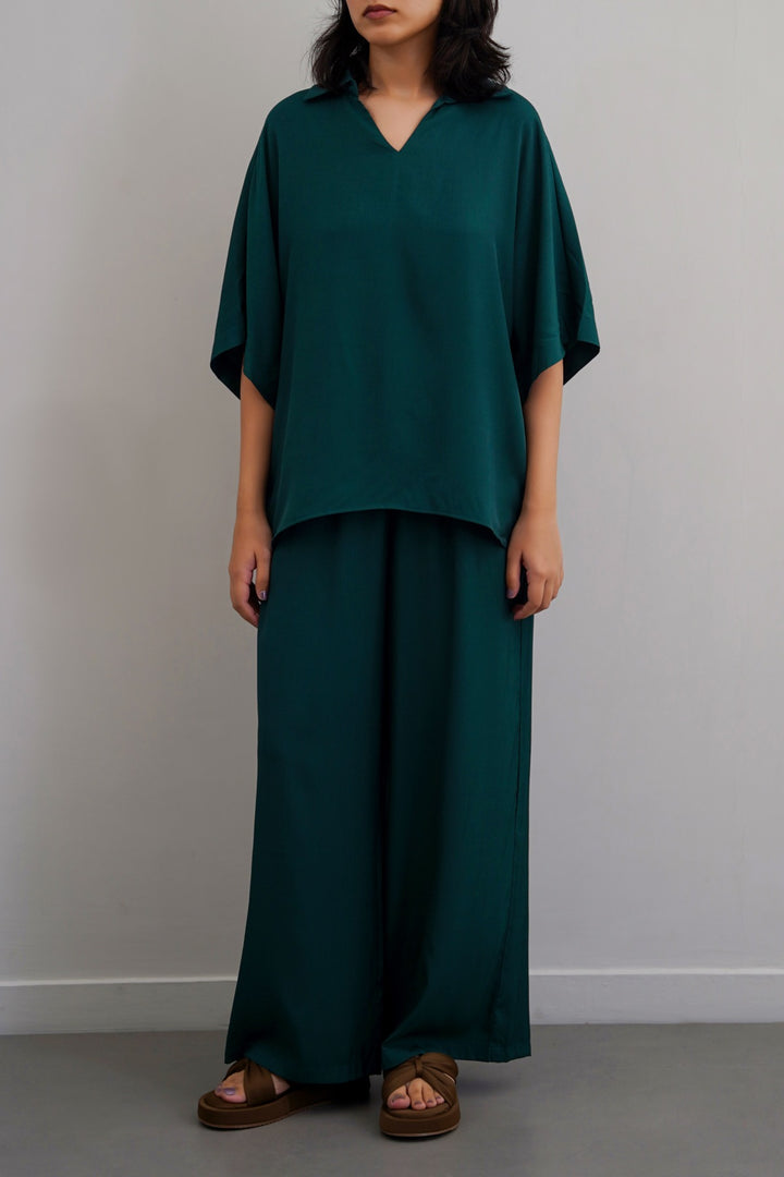 SLEEK SILK TROUSERS