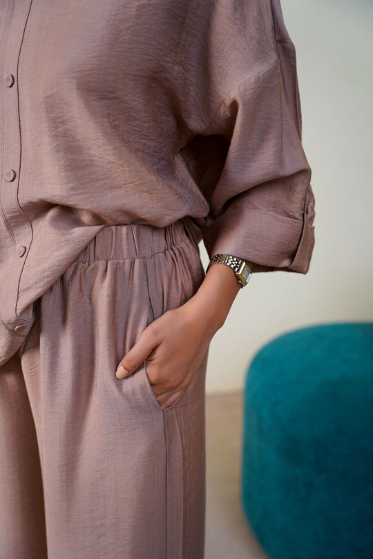 MOCHA CRUISE FLOWY CULOTTES