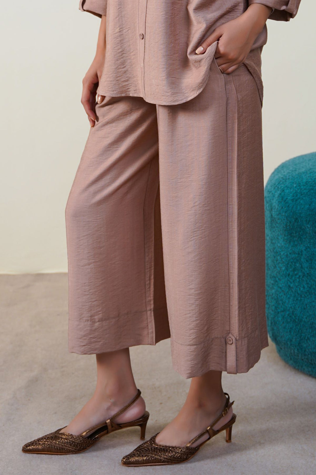 MOCHA CRUISE FLOWY CULOTTES