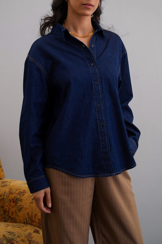RELAXED DENIM SHIRT