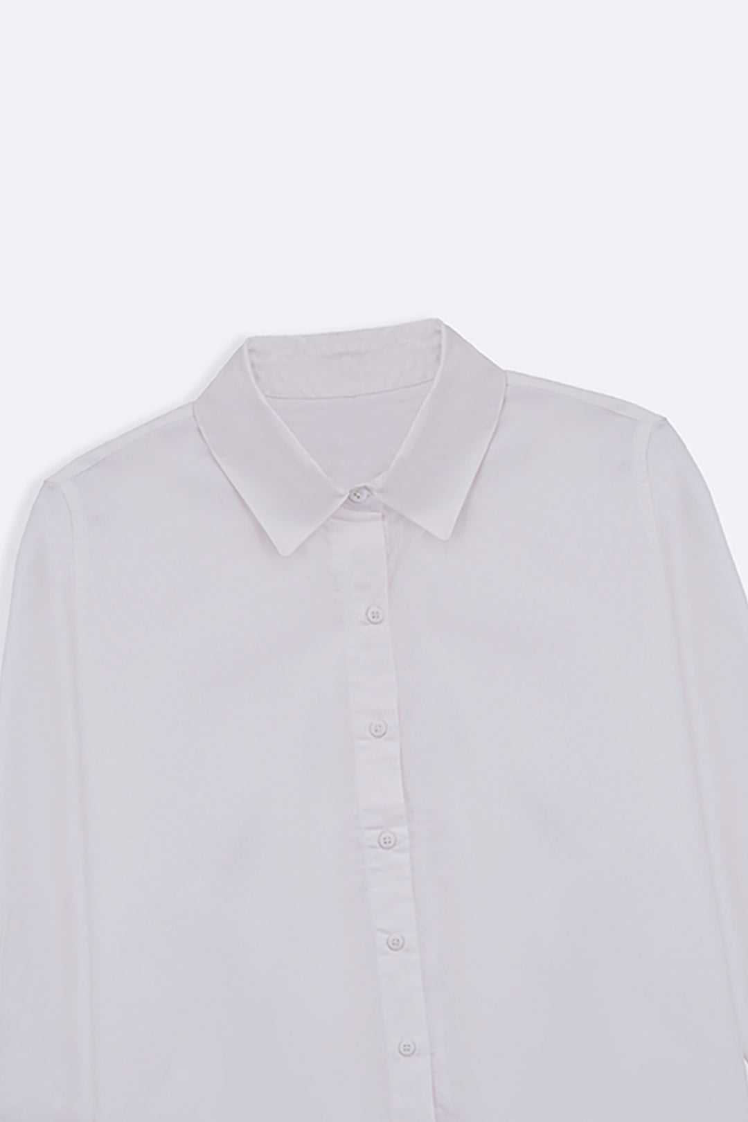 WHITE THE MEANS-BUSINESS SHIRT