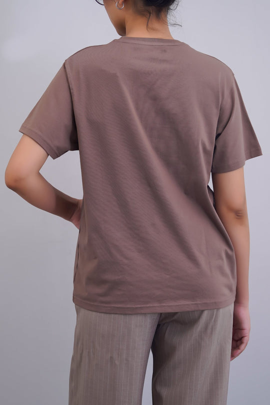 BROWN REGULAR CLASSIC TEE