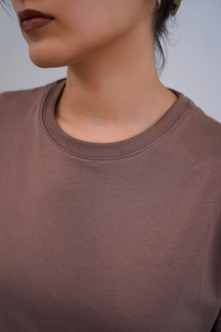 BROWN REGULAR CLASSIC TEE