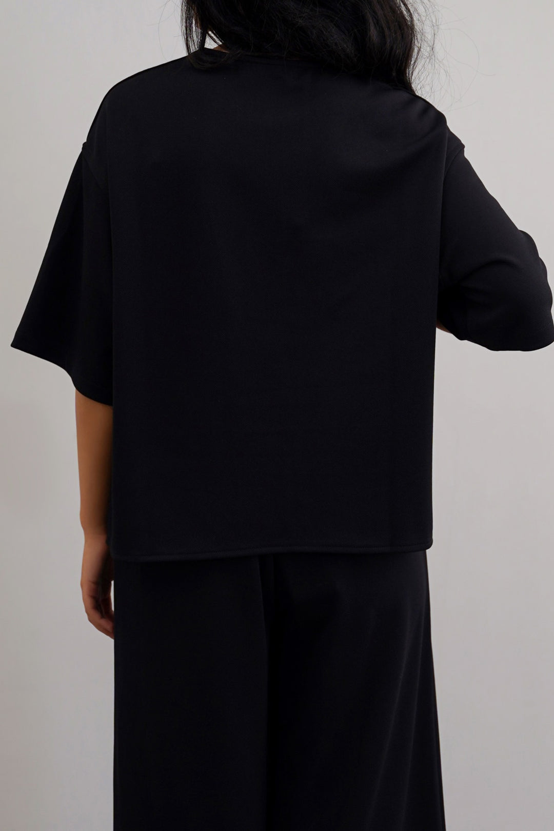 TWILL TEXTURED BLOUSE